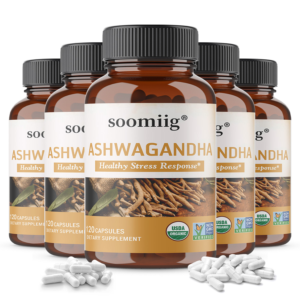 Ashwagandha Extract Root - 기분, 수면, 에너지 지원을 위한 유기농