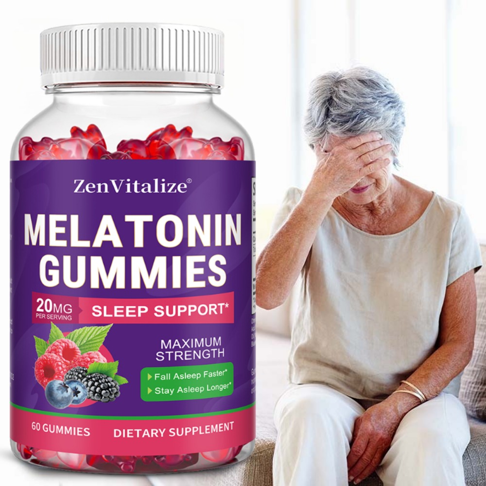 Melatonin Sleep Gummy - 성인용 멜라토닌 구미는 수면의 질을 높이고,