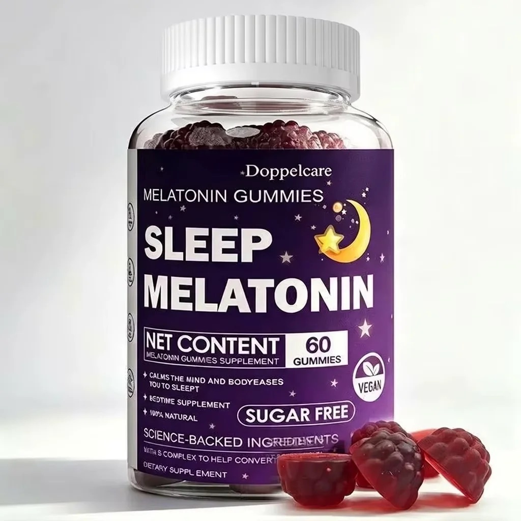 Melatonin Sleep Gummy - 멜라토닌 구미 10MG, 마그네슘 & 아슈와간다