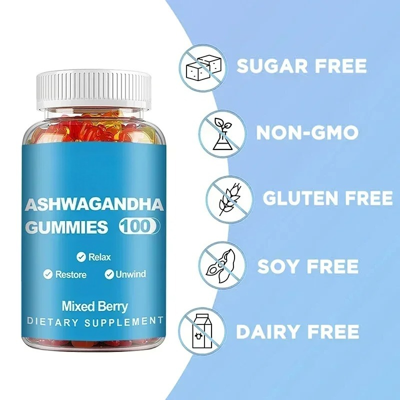 아슈와간다 구미 - 스트레스 완화, 면역력 강화, 수면 - Ashwagandha Extract Root 리뷰 및 가격