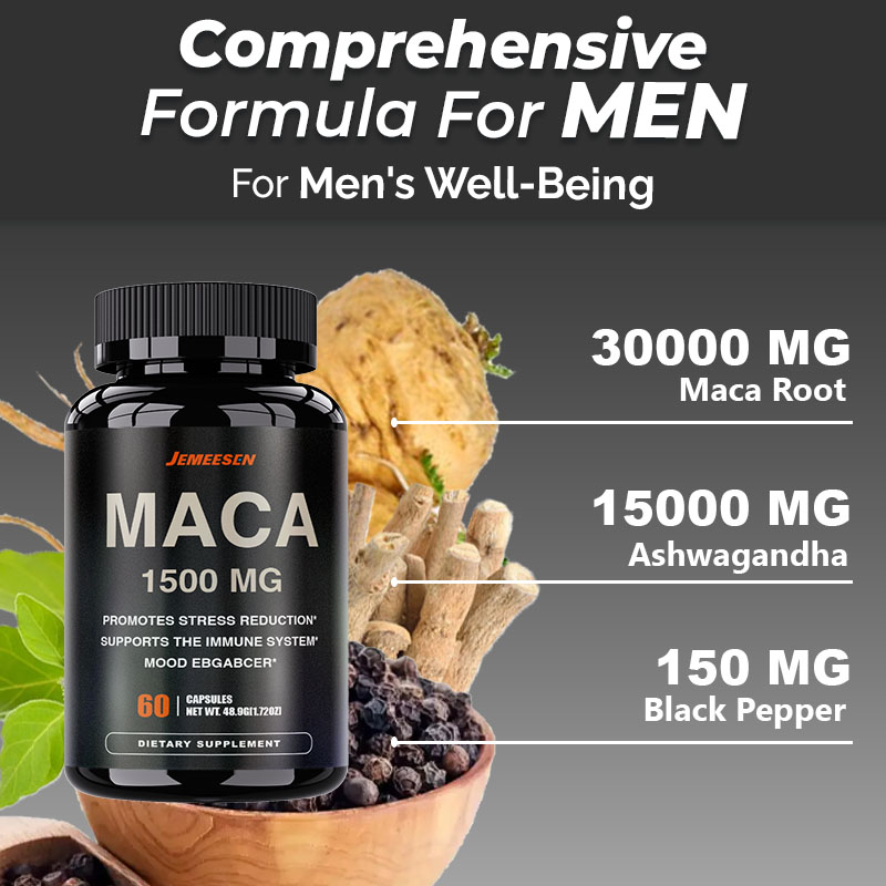 제미센 - 유기농 마카 뿌리 분말 캡슐 1500mg ( - Ashwagandha Extract Root 리뷰 및 가격