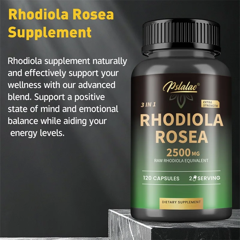 로디올라 로제아 맥스 보충제 - 120 캡슐 - 스트레 - Ashwagandha Extract Root 리뷰 및 가격