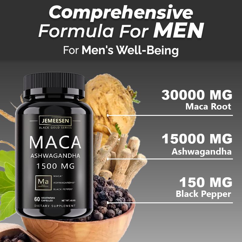 제미센 - 남성을 위한 마카 뿌리 캡슐, 마카 뿌리 추 - Ashwagandha Extract Root 리뷰 및 가격
